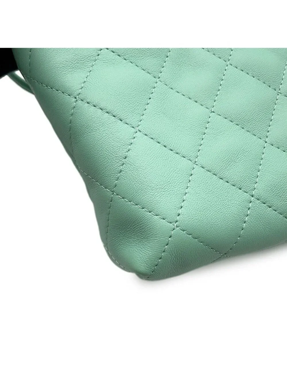 Chanel Shoulder Bag Strap Clutch Quilted CC Logo Lambskin